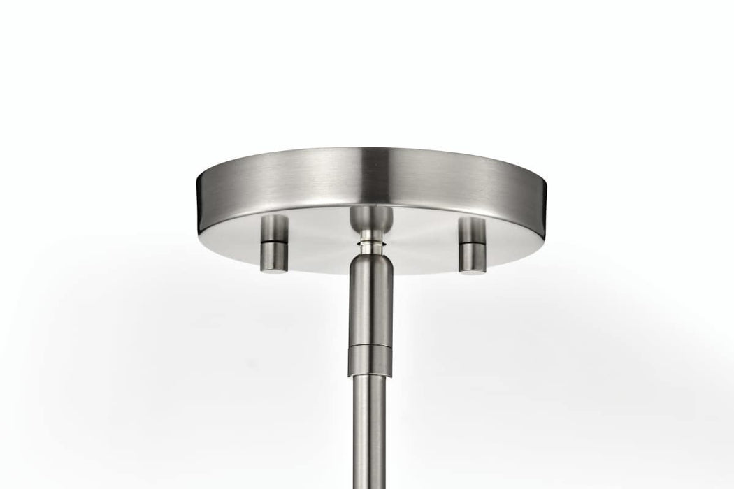 Mini Pendant Nuvo 60-8337 Gianna - Mini Pendant - Brushed Nickel Finish - Clear Glass Nuvo
