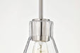 Mini Pendant Nuvo 60-8337 Gianna - Mini Pendant - Brushed Nickel Finish - Clear Glass Nuvo