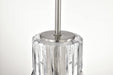 Pendant Nuvo 60-8338 Gianna - 1 Light Medium Pendant - Brushed Nickel Finish - Clear Glass Nuvo