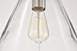 Pendant Nuvo 60-8338 Gianna - 1 Light Medium Pendant - Brushed Nickel Finish - Clear Glass Nuvo