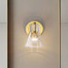 Vanity Nuvo 60-8341 Gianna - 1 Light Vanity - Vintage Brass Finish - Clear Glass Nuvo