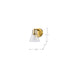 Vanity Nuvo 60-8341 Gianna - 1 Light Vanity - Vintage Brass Finish - Clear Glass Nuvo