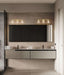 Vanity Nuvo 60-8343 Gianna - 3 Light Vanity - Vintage Brass Finish - Clear Glass Nuvo