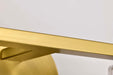 Vanity Nuvo 60-8344 Gianna - 4 Light Vanity - Vintage Brass Finish - Clear Glass Nuvo