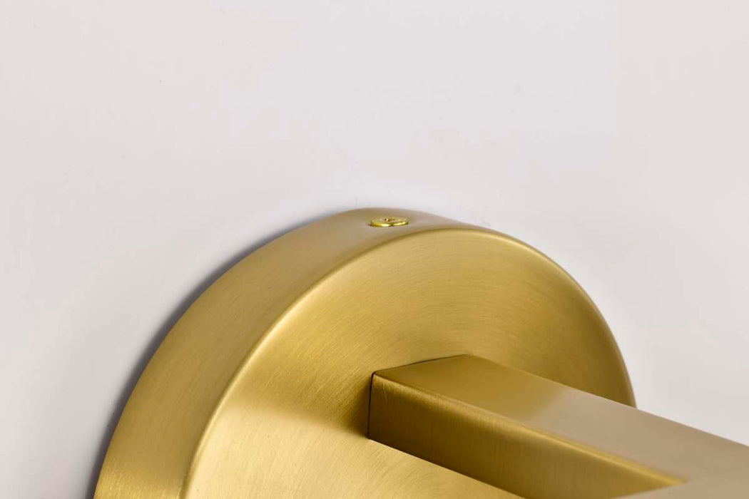 Vanity Nuvo 60-8344 Gianna - 4 Light Vanity - Vintage Brass Finish - Clear Glass Nuvo