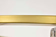 Chandelier Nuvo 60-8345 Gianna - 6 Light Chandelier - Vintage Brass Finish - Clear Glass Nuvo