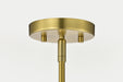 Chandelier Nuvo 60-8346 Gianna - 8 Light Chandelier - Vintage Brass Finish - Clear Glass Nuvo