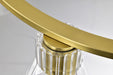 Chandelier Nuvo 60-8346 Gianna - 8 Light Chandelier - Vintage Brass Finish - Clear Glass Nuvo