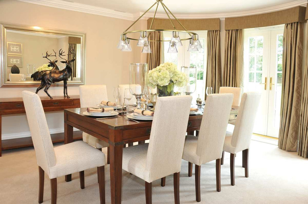 Chandelier Nuvo 60-8346 Gianna - 8 Light Chandelier - Vintage Brass Finish - Clear Glass Nuvo