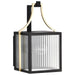 Wall Lantern Nuvo 60-8501 Holden - Small Outdoor Lantern - Gold and Black Finish - Clear Glass Nuvo