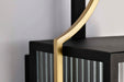 Wall Lantern Nuvo 60-8501 Holden - Small Outdoor Lantern - Gold and Black Finish - Clear Glass Nuvo