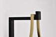 Wall Lantern Nuvo 60-8501 Holden - Small Outdoor Lantern - Gold and Black Finish - Clear Glass Nuvo