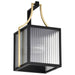 Wall Lantern Nuvo 60-8502 Holden - Medium Outdoor Lantern - Gold and Black Finish - Clear Glass Nuvo
