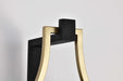 Wall Lantern Nuvo 60-8502 Holden - Medium Outdoor Lantern - Gold and Black Finish - Clear Glass Nuvo