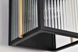 Wall Lantern Nuvo 60-8502 Holden - Medium Outdoor Lantern - Gold and Black Finish - Clear Glass Nuvo