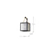Wall Lantern Nuvo 60-8502 Holden - Medium Outdoor Lantern - Gold and Black Finish - Clear Glass Nuvo