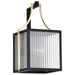 Wall Lantern Nuvo 60-8502 Holden - Medium Outdoor Lantern - Gold and Black Finish - Clear Glass Nuvo