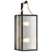 Wall Lantern Nuvo 60-8503 Holden - Large Outdoor Lantern - Gold and Black Finish - Clear Glass Nuvo