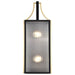 Wall Lantern Nuvo 60-8503 Holden - Large Outdoor Lantern - Gold and Black Finish - Clear Glass Nuvo