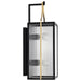 Wall Lantern Nuvo 60-8503 Holden - Large Outdoor Lantern - Gold and Black Finish - Clear Glass Nuvo