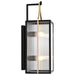Wall Lantern Nuvo 60-8503 Holden - Large Outdoor Lantern - Gold and Black Finish - Clear Glass Nuvo