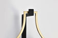 Wall Lantern Nuvo 60-8503 Holden - Large Outdoor Lantern - Gold and Black Finish - Clear Glass Nuvo