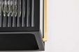 Wall Lantern Nuvo 60-8503 Holden - Large Outdoor Lantern - Gold and Black Finish - Clear Glass Nuvo