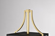 Post Lantern Nuvo 60-8504 Holden - Outdoor Post Lantern - Gold and Black Finish - Clear Glass Nuvo