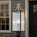 Post Lantern Nuvo 60-8504 Holden - Outdoor Post Lantern - Gold and Black Finish - Clear Glass Nuvo