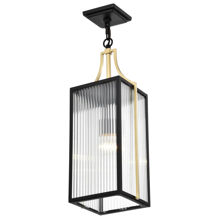 Pendant Nuvo 60-8505 Holden - Hanging Pendant - Gold and Black Finish - Clear Glass Nuvo