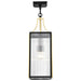 Pendant Nuvo 60-8505 Holden - Hanging Pendant - Gold and Black Finish - Clear Glass Nuvo