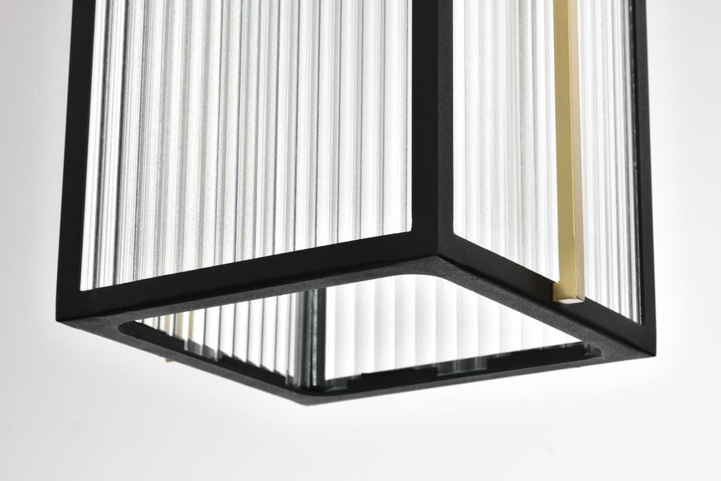 Pendant Nuvo 60-8505 Holden - Hanging Pendant - Gold and Black Finish - Clear Glass Nuvo