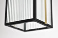 Pendant Nuvo 60-8505 Holden - Hanging Pendant - Gold and Black Finish - Clear Glass Nuvo