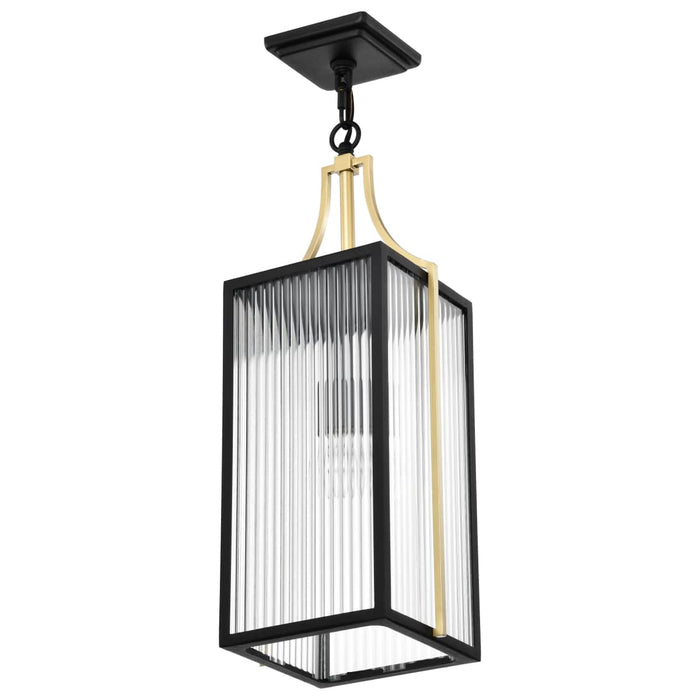 Pendant Nuvo 60-8505 Holden - Hanging Pendant - Gold and Black Finish - Clear Glass Nuvo