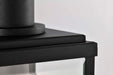 Wall Lantern Nuvo 60-8510 Luca - Small Outdoor Lantern - Sand Black Finish - Clear Beveled Glass Nuvo