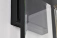 Wall Lantern Nuvo 60-8510 Luca - Small Outdoor Lantern - Sand Black Finish - Clear Beveled Glass Nuvo