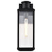 Wall Lantern Nuvo 60-8511 Luca - Medium Outdoor Lantern - Sand Black Finish - Clear Beveled Glass Nuvo