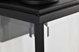 Wall Lantern Nuvo 60-8511 Luca - Medium Outdoor Lantern - Sand Black Finish - Clear Beveled Glass Nuvo