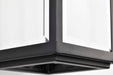 Wall Lantern Nuvo 60-8511 Luca - Medium Outdoor Lantern - Sand Black Finish - Clear Beveled Glass Nuvo