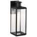 Wall Lantern Nuvo 60-8512 Luca - Large Outdoor Lantern - Sand Black Finish - Clear Beveled Glass Nuvo