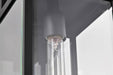 Wall Lantern Nuvo 60-8512 Luca - Large Outdoor Lantern - Sand Black Finish - Clear Beveled Glass Nuvo