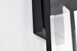 Wall Lantern Nuvo 60-8512 Luca - Large Outdoor Lantern - Sand Black Finish - Clear Beveled Glass Nuvo