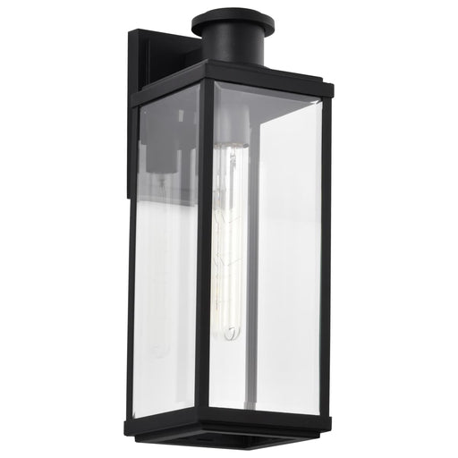 Wall Lantern Nuvo 60-8512 Luca - Large Outdoor Lantern - Sand Black Finish - Clear Beveled Glass Nuvo