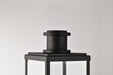Post Lantern Nuvo 60-8513 Luca - Outdoor Post Lantern - Sand Black Finish - Clear Beveled Glass Nuvo