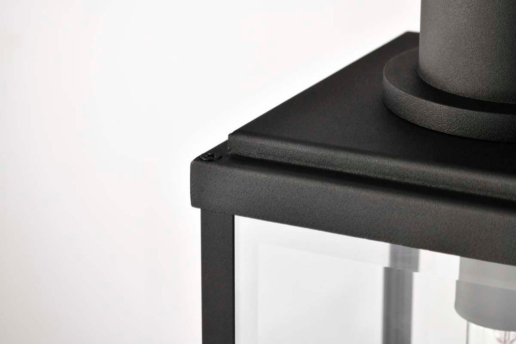 Pendant Nuvo 60-8514 Luca - Hanging Pendant - Sand Black Finish - Clear Beveled Glass Nuvo
