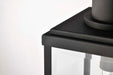 Pendant Nuvo 60-8514 Luca - Hanging Pendant - Sand Black Finish - Clear Beveled Glass Nuvo