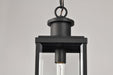Pendant Nuvo 60-8514 Luca - Hanging Pendant - Sand Black Finish - Clear Beveled Glass Nuvo