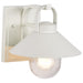 Wall Lantern Nuvo 60-8520 Ridge - Small Outdoor Lantern - White Finish - Clear Seeded Glass Nuvo