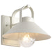 Wall Lantern Nuvo 60-8521 Ridge - Medium Outdoor Lantern - White Finish - Clear Seeded Glass Nuvo