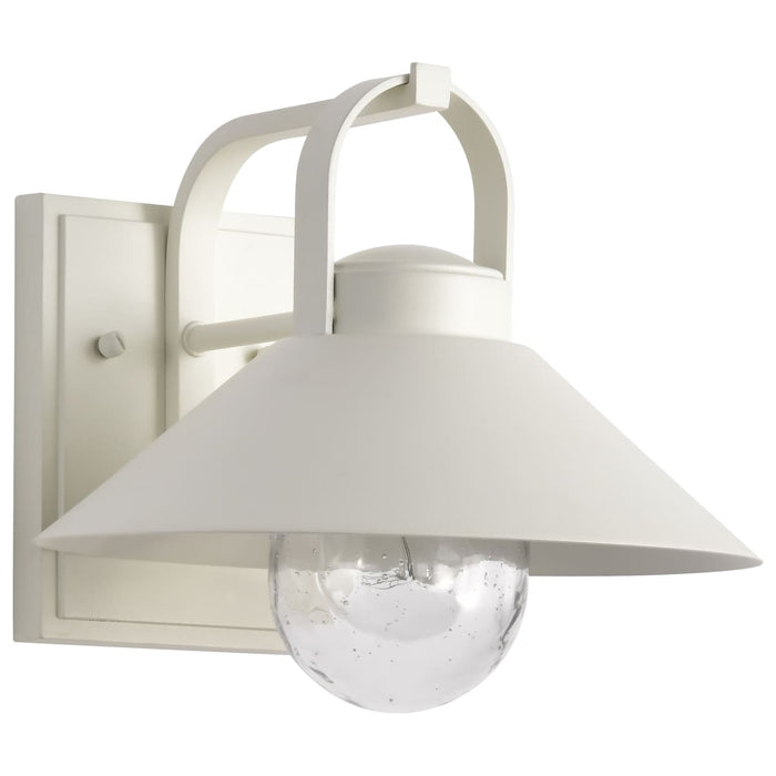 Wall Lantern Nuvo 60-8521 Ridge - Medium Outdoor Lantern - White Finish - Clear Seeded Glass Nuvo